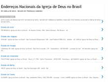 Tablet Screenshot of enderecosidbrasil.blogspot.com