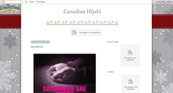 Desktop Screenshot of canadianhijab.blogspot.com