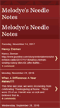 Mobile Screenshot of melodyesneedlenotes.blogspot.com