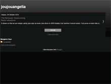 Tablet Screenshot of joujouangelia.blogspot.com
