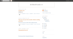 Desktop Screenshot of djmaniak777.blogspot.com