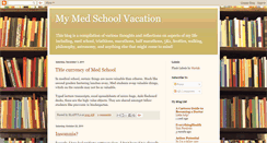 Desktop Screenshot of medschoolvacation.blogspot.com