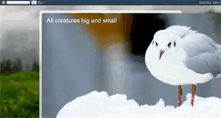 Desktop Screenshot of joo-allcreaturebigandsmall.blogspot.com