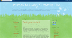 Desktop Screenshot of livingcreativelife.blogspot.com