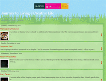 Tablet Screenshot of livingcreativelife.blogspot.com