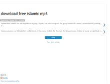 Tablet Screenshot of islamic-mp3.blogspot.com