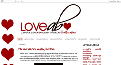 Desktop Screenshot of loveabdesigns.blogspot.com