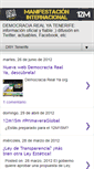 Mobile Screenshot of democraciarealyatenerife.blogspot.com