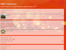 Tablet Screenshot of mbcindonesia.blogspot.com