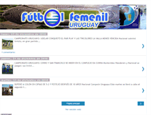 Tablet Screenshot of futbolfemeniluruguay.blogspot.com