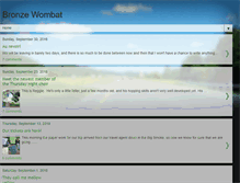 Tablet Screenshot of bronzewombat.blogspot.com