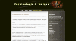 Desktop Screenshot of espeleoimatge.blogspot.com