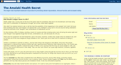 Desktop Screenshot of amalakihealth.blogspot.com