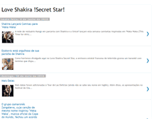 Tablet Screenshot of loveshakirasecretstar.blogspot.com