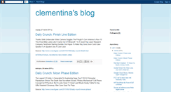 Desktop Screenshot of clementinakader.blogspot.com