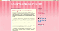 Desktop Screenshot of lecturasparabachillerato.blogspot.com