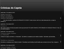 Tablet Screenshot of cronicasdocapeta.blogspot.com