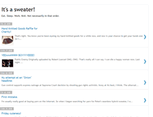 Tablet Screenshot of itsasweater.blogspot.com