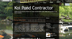 Desktop Screenshot of koipondcontractor.blogspot.com