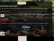 Tablet Screenshot of koipondcontractor.blogspot.com