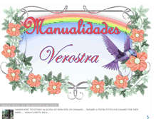 Tablet Screenshot of manualidades-verostra.blogspot.com