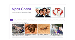Desktop Screenshot of ajobsghana.blogspot.com