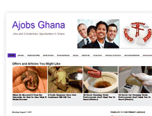 Tablet Screenshot of ajobsghana.blogspot.com