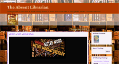 Desktop Screenshot of absentlibrarian.blogspot.com