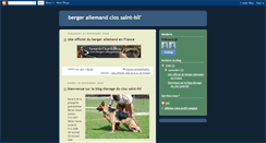 Desktop Screenshot of berger-allemand-clos-saint-hil.blogspot.com