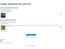 Tablet Screenshot of berger-allemand-clos-saint-hil.blogspot.com