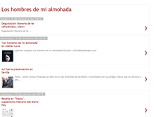 Tablet Screenshot of loshombresdemialmohada.blogspot.com