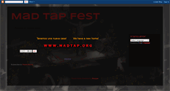 Desktop Screenshot of madtapfest.blogspot.com