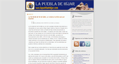 Desktop Screenshot of lapuebladehijar.blogspot.com