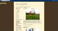 Desktop Screenshot of flowerofthefield.blogspot.com