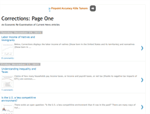Tablet Screenshot of correctionspageone.blogspot.com