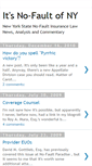 Mobile Screenshot of nynofaultlaw.blogspot.com