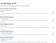 Tablet Screenshot of nynofaultlaw.blogspot.com