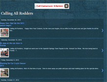 Tablet Screenshot of callingallrodders.blogspot.com