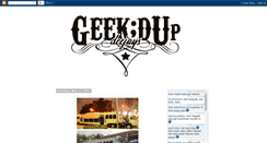 Desktop Screenshot of geekdupdjs.blogspot.com