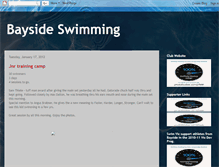 Tablet Screenshot of baysideswimming.blogspot.com