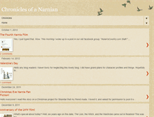 Tablet Screenshot of chroniclesofanarnian.blogspot.com