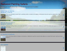 Tablet Screenshot of painttheredwoods.blogspot.com