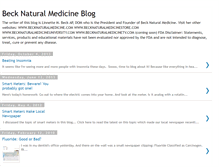 Tablet Screenshot of becknaturalmedicine.blogspot.com