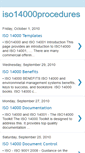 Mobile Screenshot of iso14000-procedures.blogspot.com