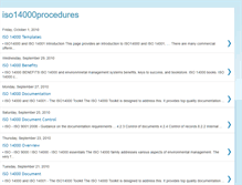 Tablet Screenshot of iso14000-procedures.blogspot.com