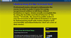 Desktop Screenshot of chickensoupfortheterroristsoul.blogspot.com