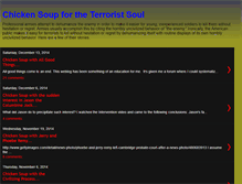 Tablet Screenshot of chickensoupfortheterroristsoul.blogspot.com