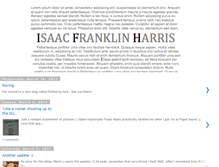 Tablet Screenshot of isaacfharris.blogspot.com