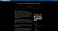 Desktop Screenshot of holidaydestinationinindia.blogspot.com