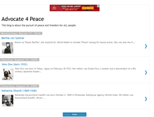 Tablet Screenshot of advocate4peace.blogspot.com